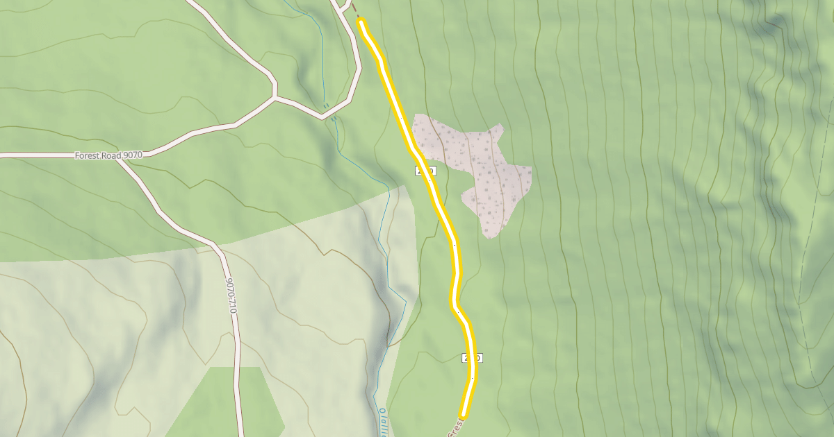 Map preview of Pacific Crest Trail