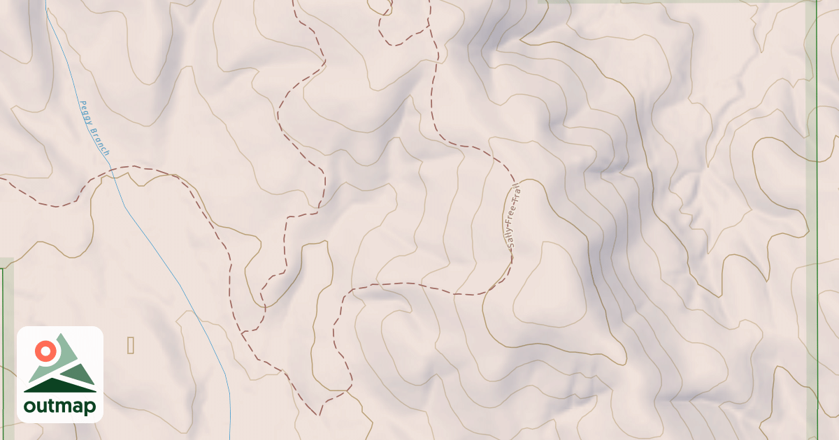Map of Sally Free Trail