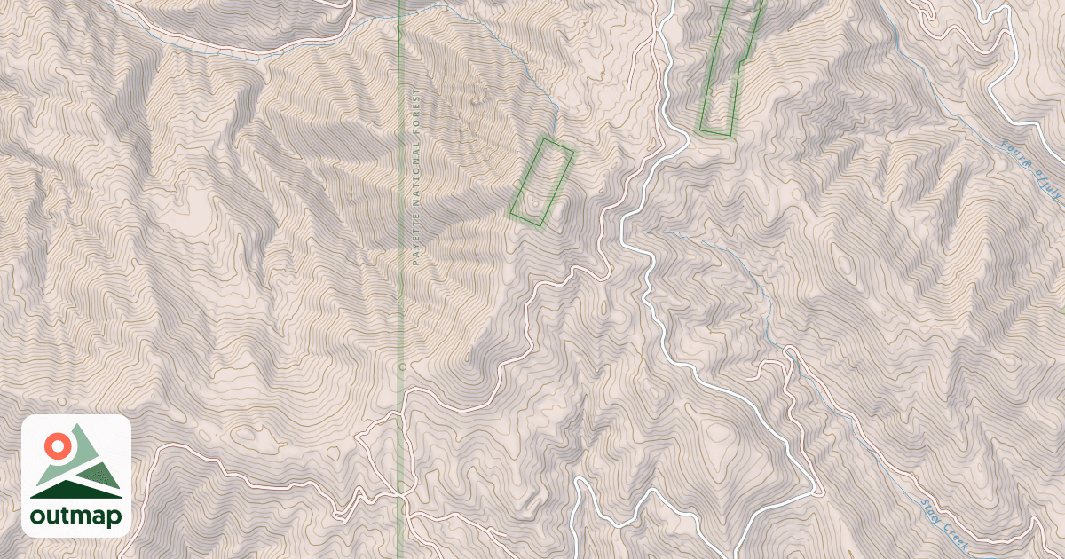 Map of IRON MOUNTAIN