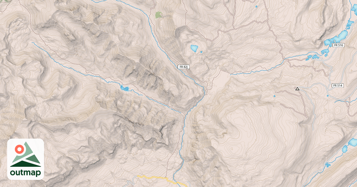 Map of LOST TRAIL