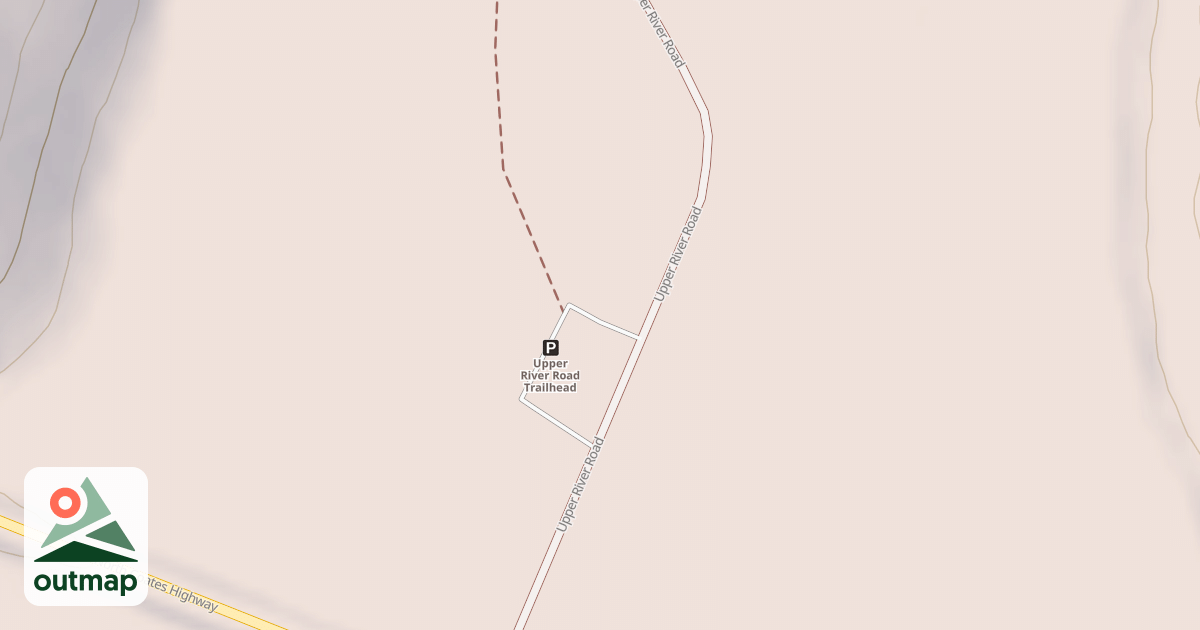 Map of NCT TRAILHEAD - UPPER RIVER RD