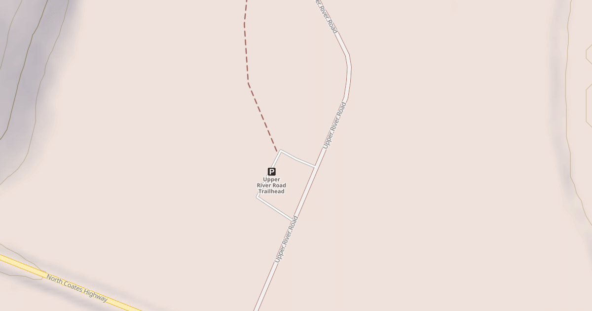 Map preview of NCT TRAILHEAD - UPPER RIVER RD