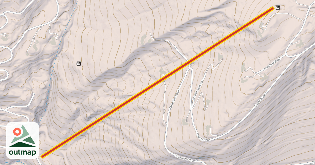 Map of Andesite Ridge