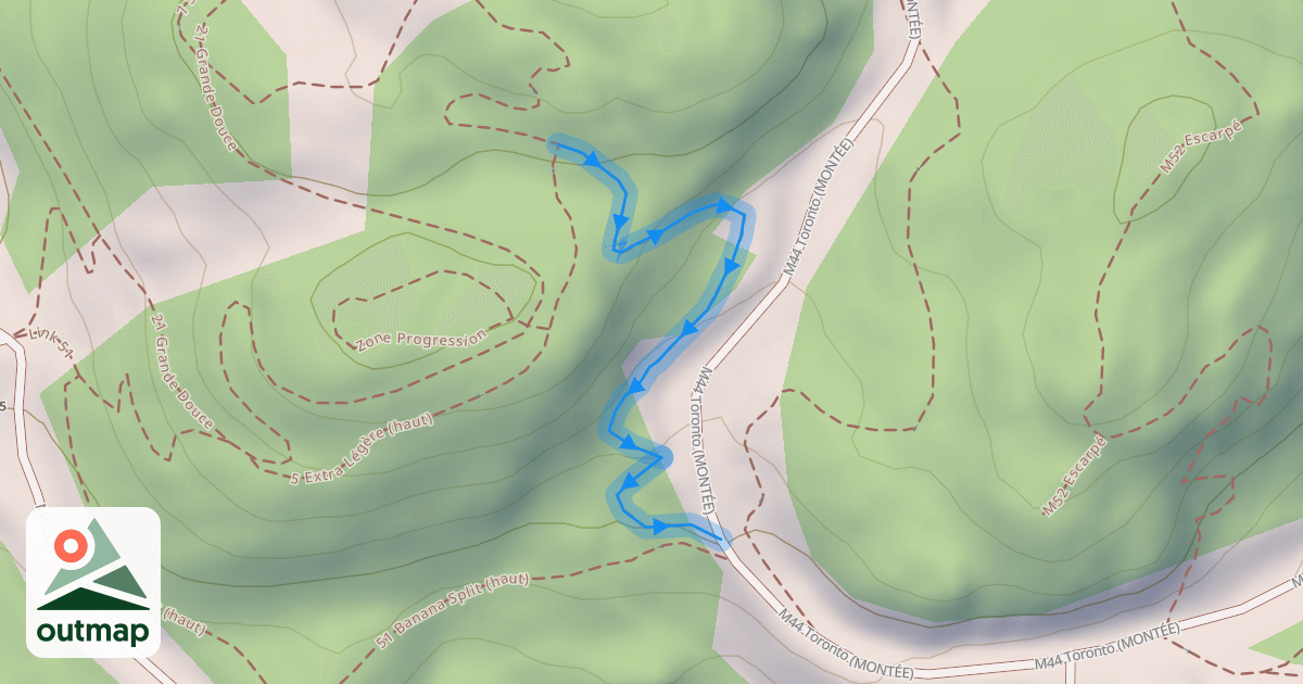 Map of 57 La Veuse (haut)