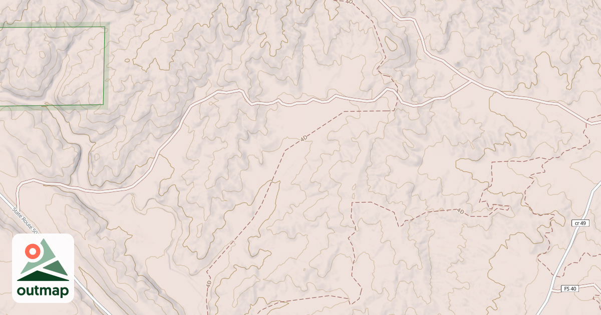 Map of USFS Motor Vehicle Use Map Roads {EFC3F3E1-DE59-4219-A2D3-A819C63FB7C1}
