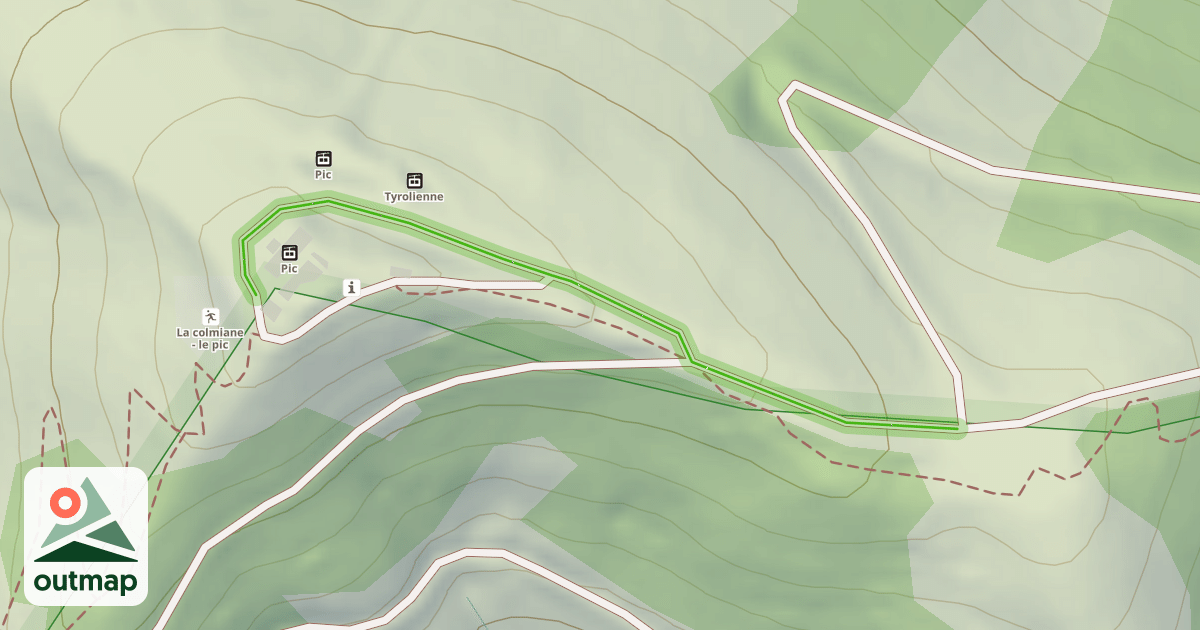 Map of Les Dahuts