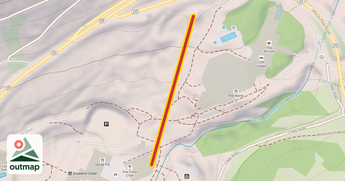 Map of Chickadee Lift