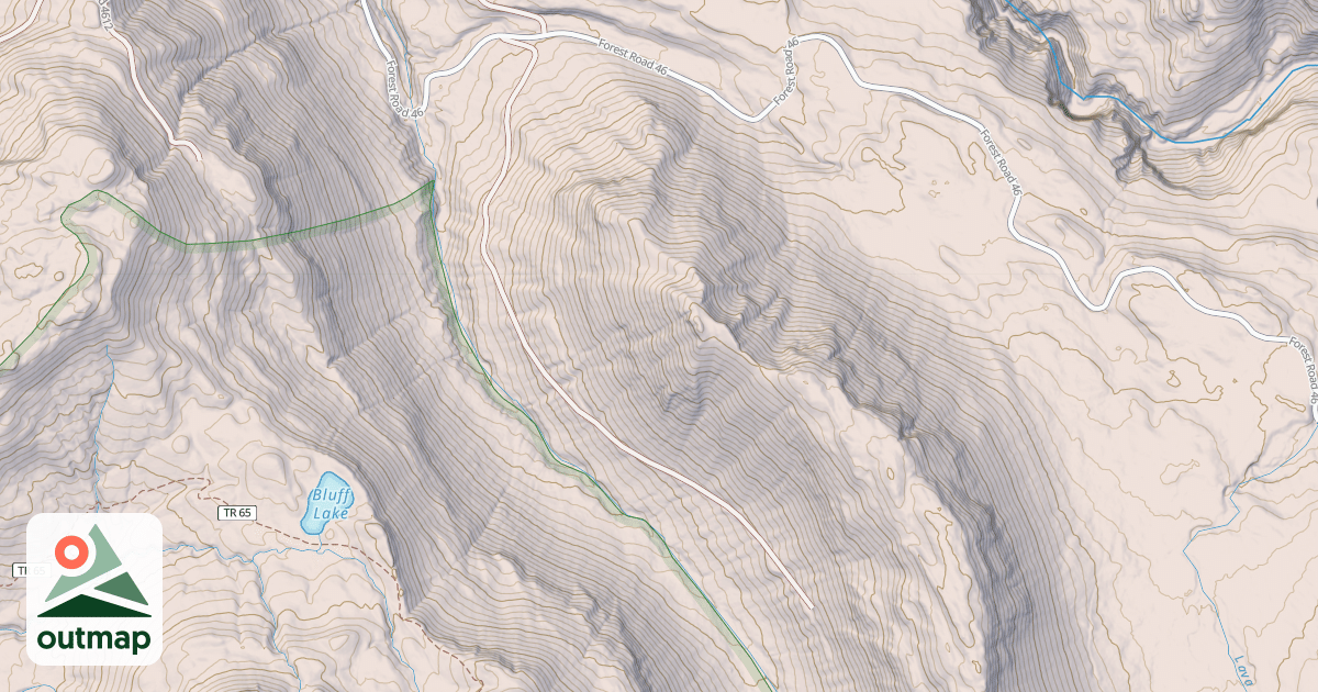 Map of DAM CREEK