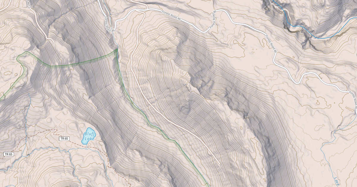 Map preview of DAM CREEK