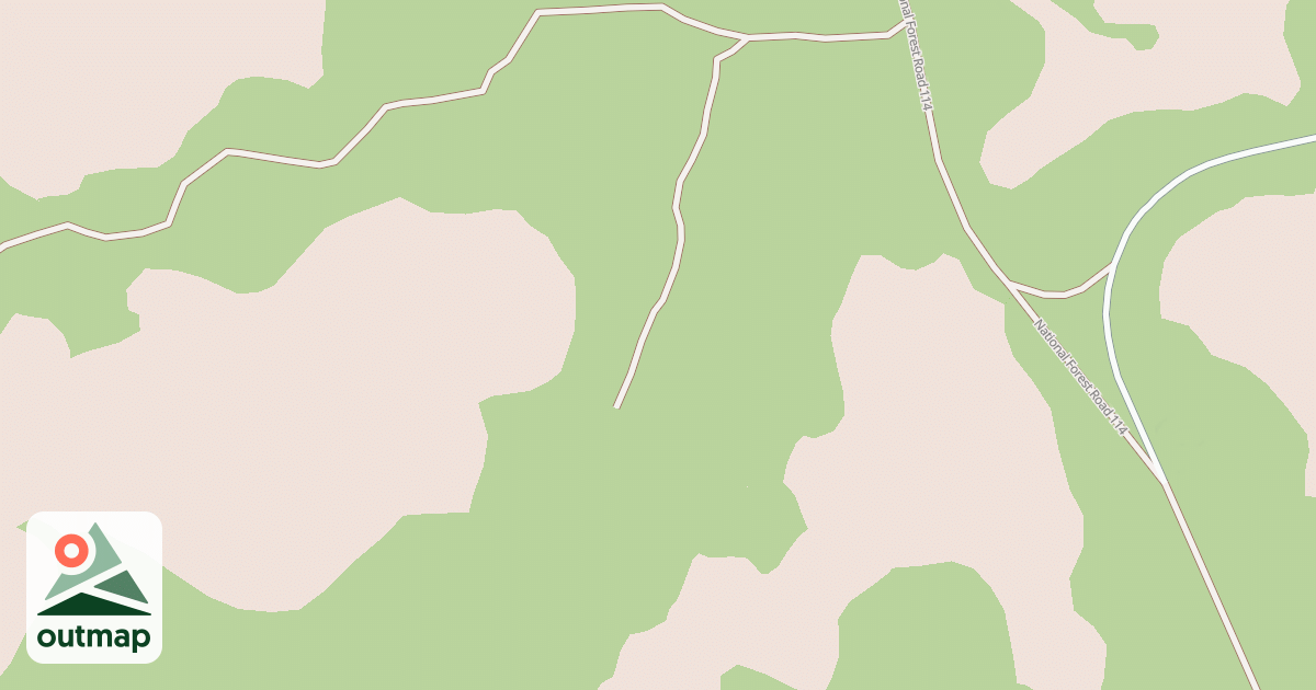 Map of USFS Motor Vehicle Use Map Roads {F79FD781-EF57-4425-B46C-0035E4A4023D}
