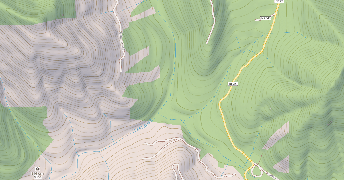Map preview of Elkhorn Mine Jeep