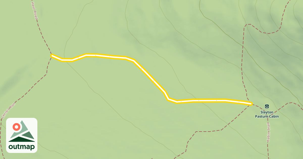 Map of Haul Road