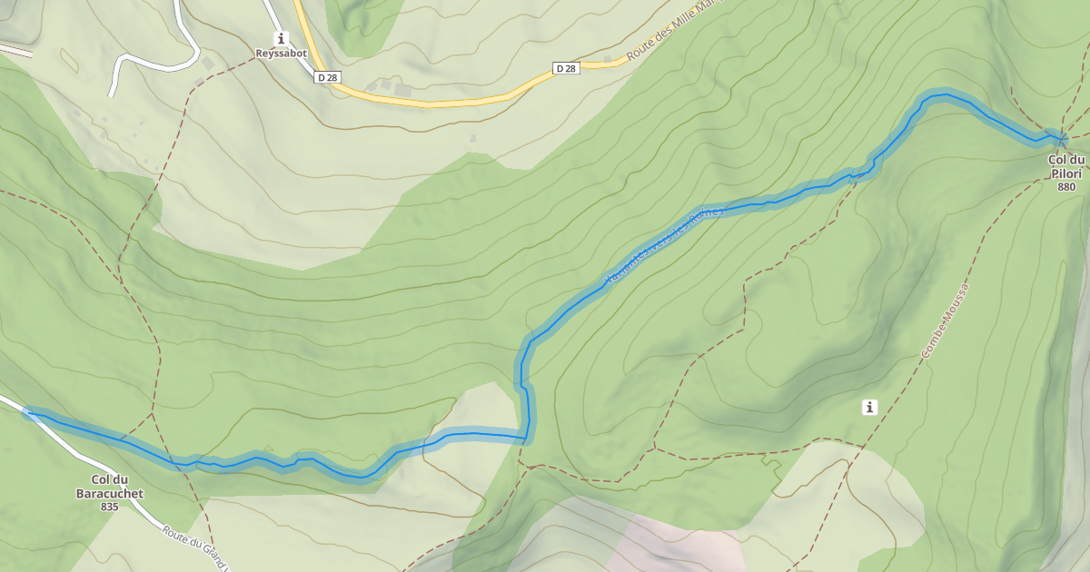 Map preview of Variantes vers les Ruines