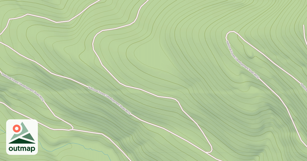 Map of CANYON FORKS