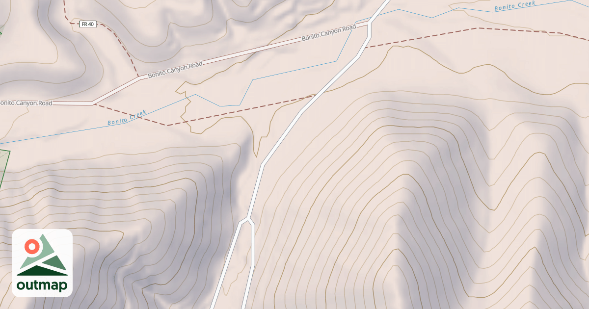 Map of USFS Motor Vehicle Use Map Roads {1FF5DB79-3A05-4850-8A87-0C6BF271619F}