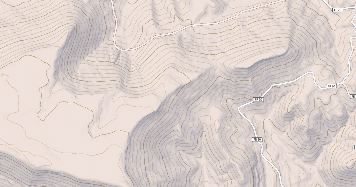 Map preview of USFS Motor Vehicle Use Map Roads {47FAE697-E842-4125-8E3F-75F859267E94}