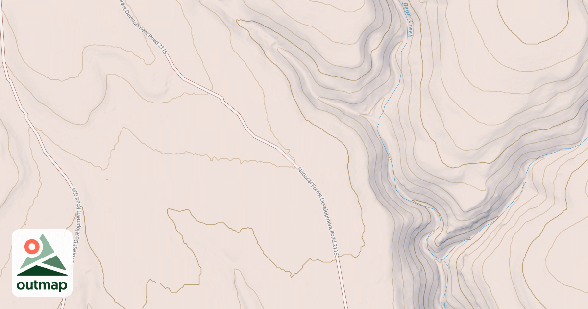 Map of USFS National Forest System Roads {858C03C6-C59D-4764-9E45-E49075A582DF}
