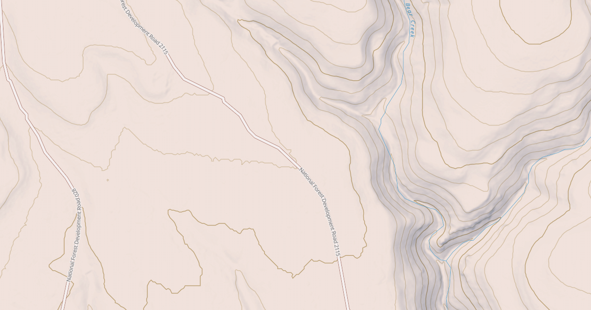 Map preview of USFS National Forest System Roads {858C03C6-C59D-4764-9E45-E49075A582DF}