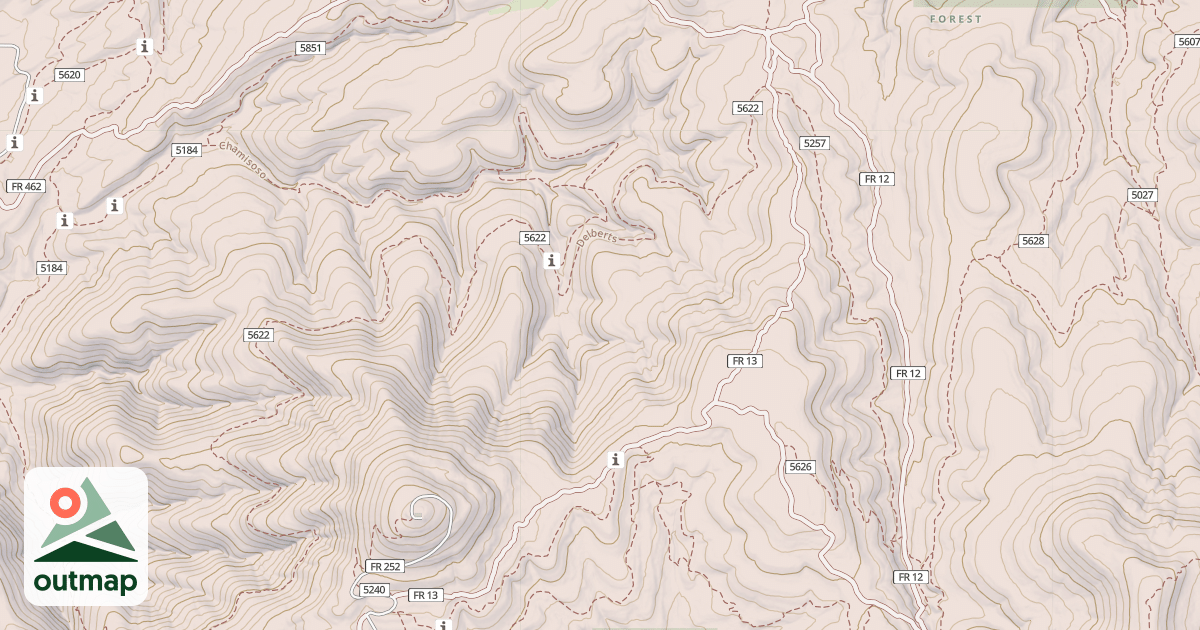 Map of CEDRO 2-TRACK