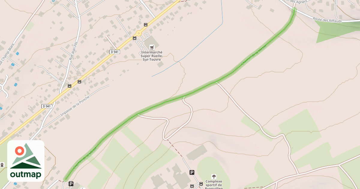 Map of Chemin de la Messe