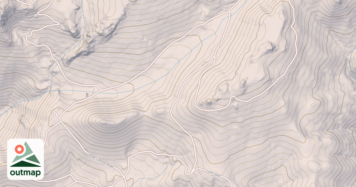 Map of CURTZ MINE ROAD