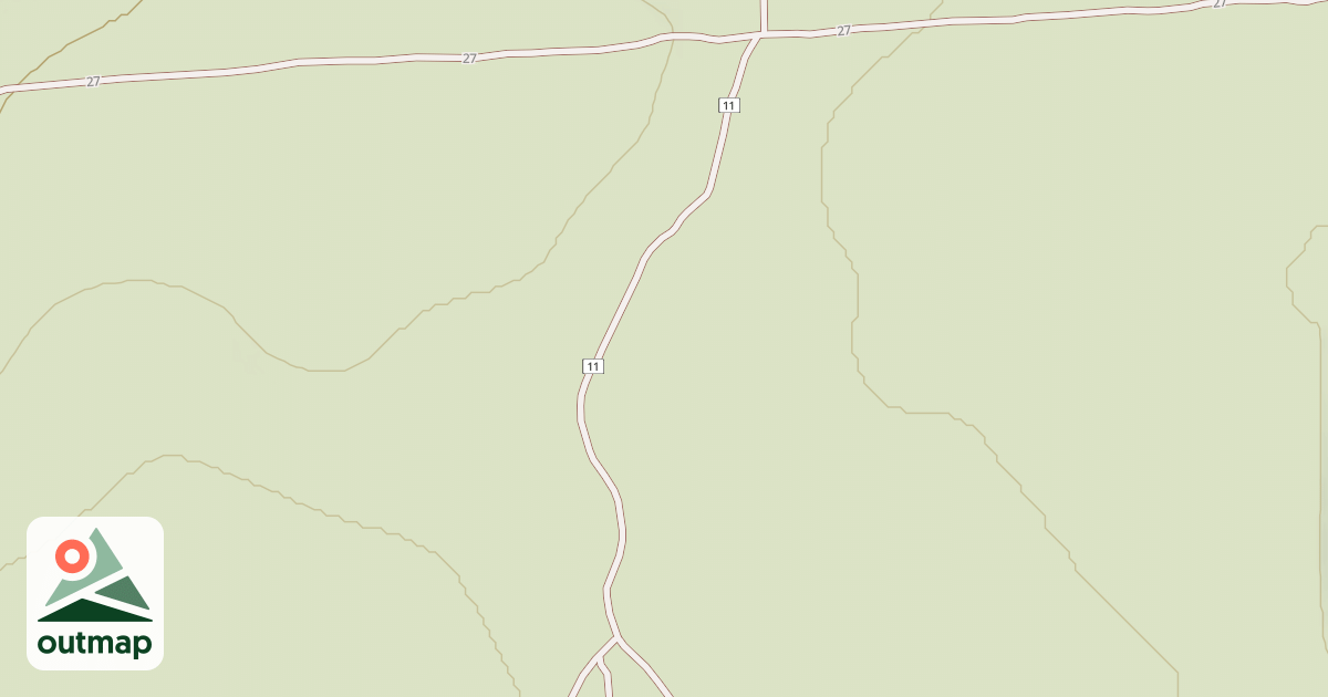 Map of Cline Buttes Tr 11