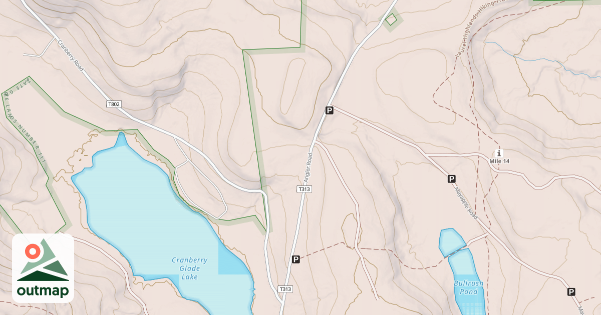 Map of Snowmobile Route