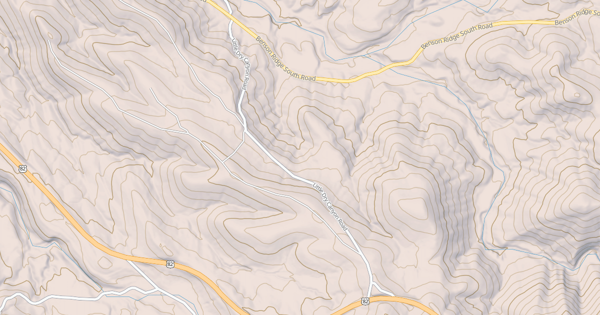 Map preview of LITTLE DRY CANYON