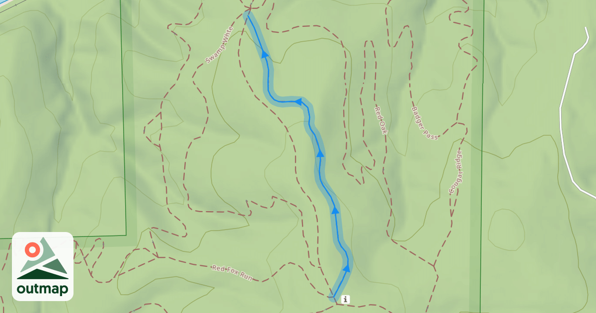 Map of Bur Oak