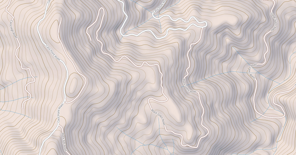 Map preview of BLACK GULCH
