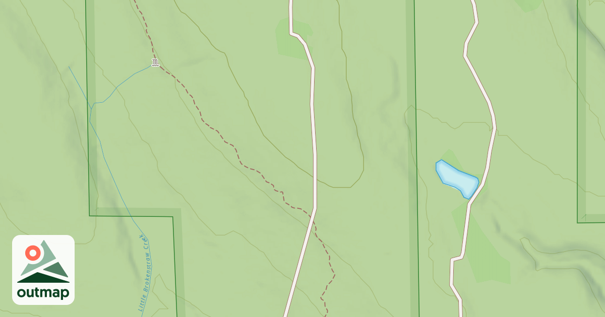 Map of Snowmobile Trail