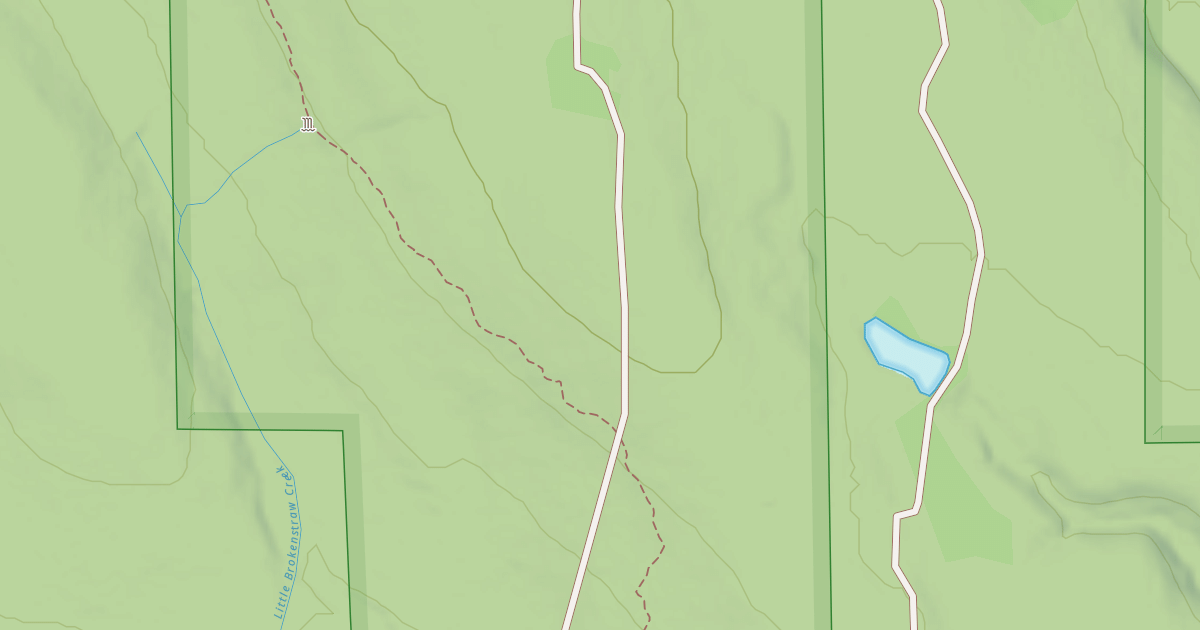Map preview of Snowmobile Trail