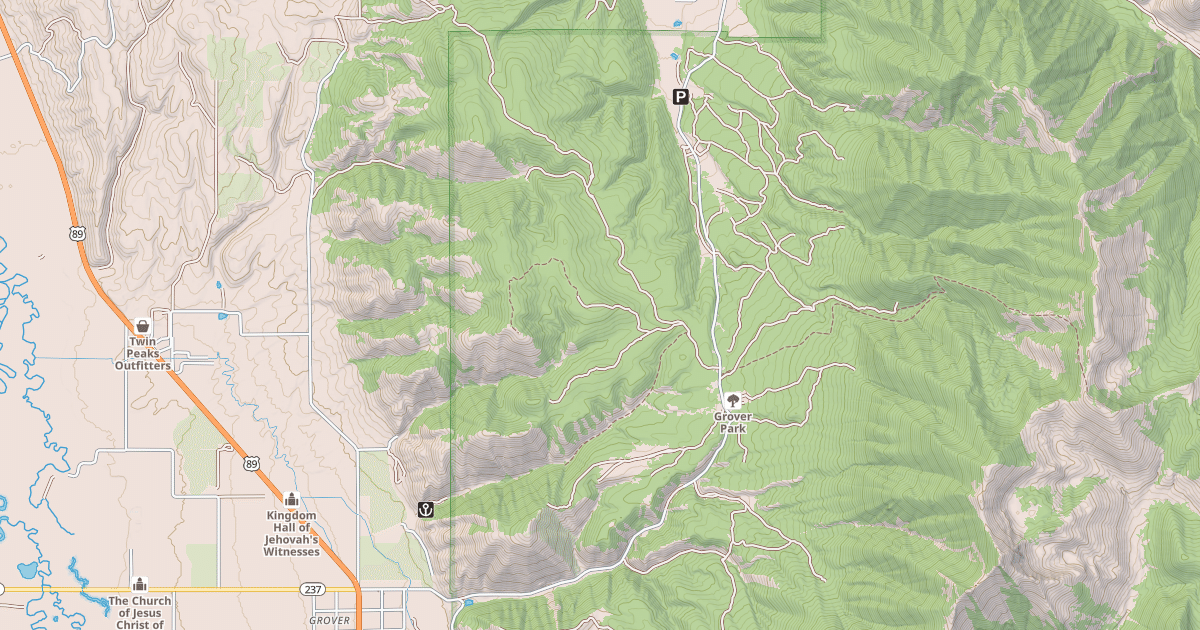 Map preview of GROVER PARK