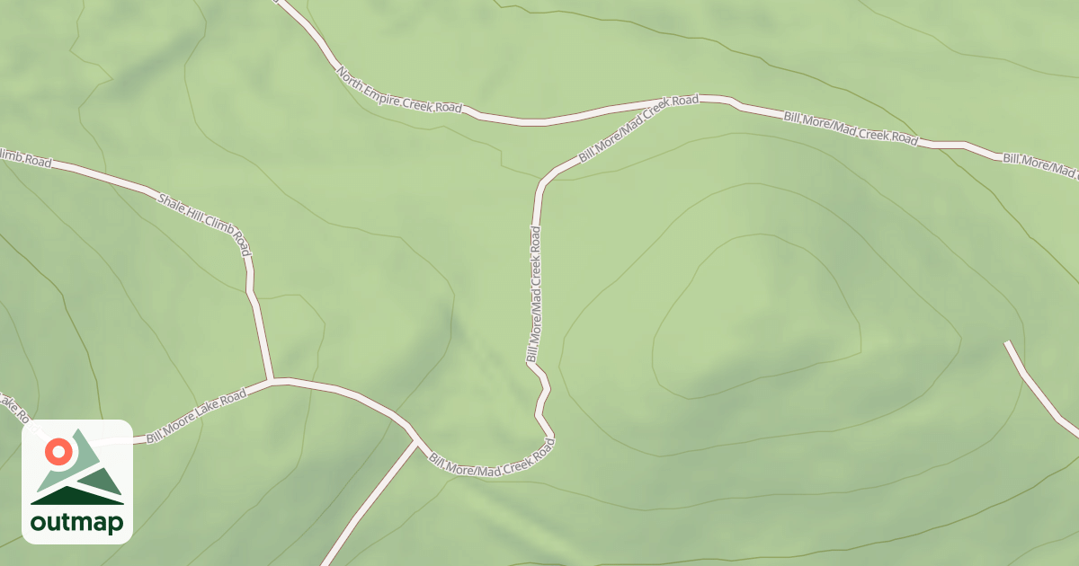 Map of BILL MORE/MAD CREEK