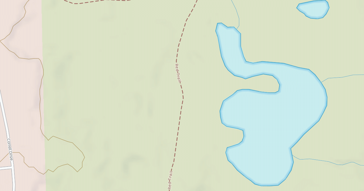 Map preview of Bald Mountain Rec. Area - Red Trail