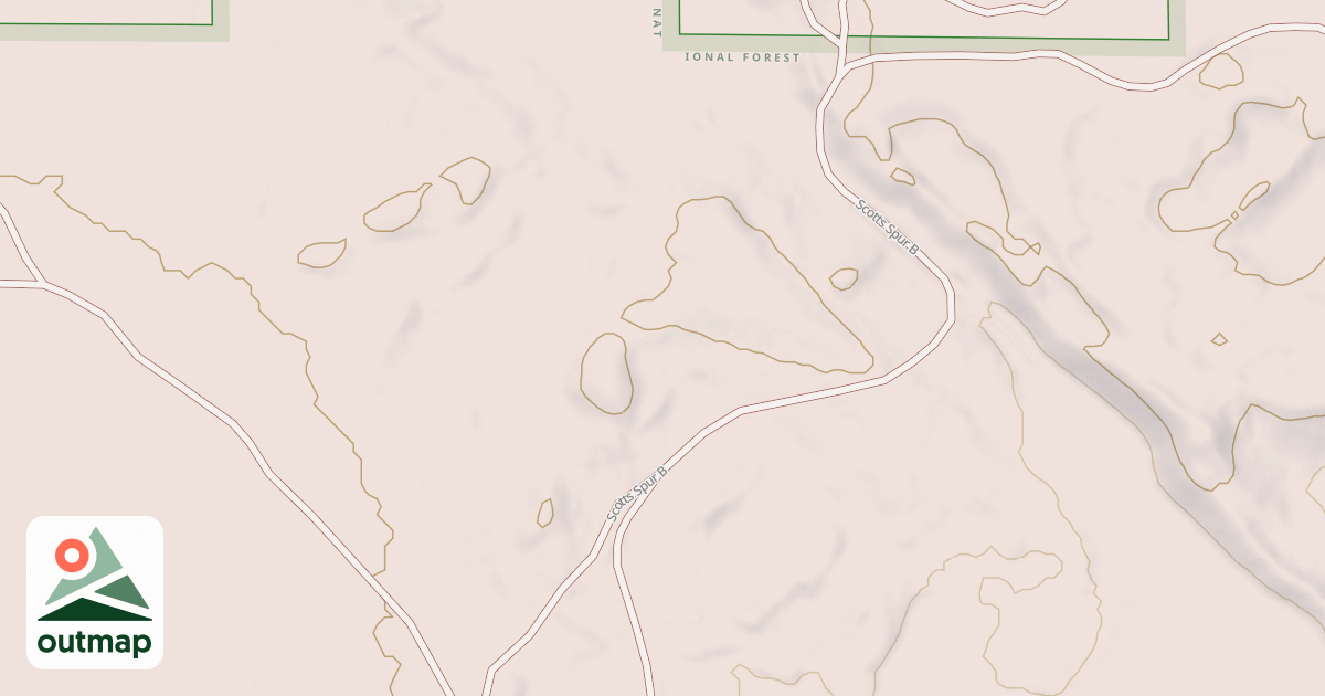 Map of SCOTTS SPUR B