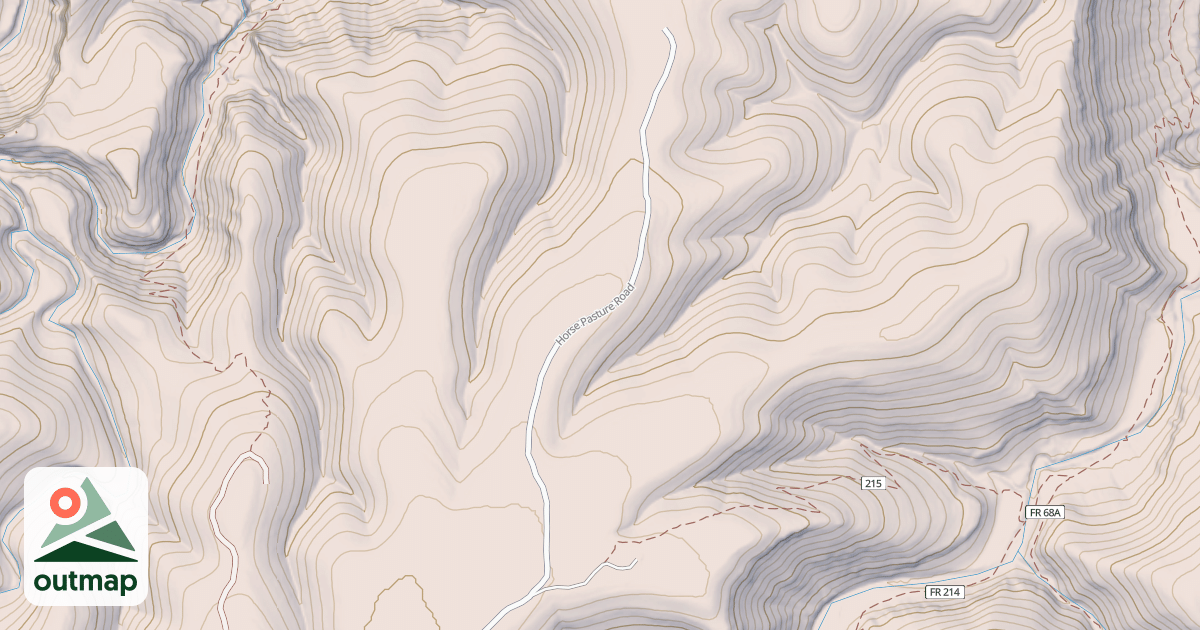 Map of USFS National Forest System Roads {F47D21F2-5AD4-4FB0-8B50-293F21DE0A64}