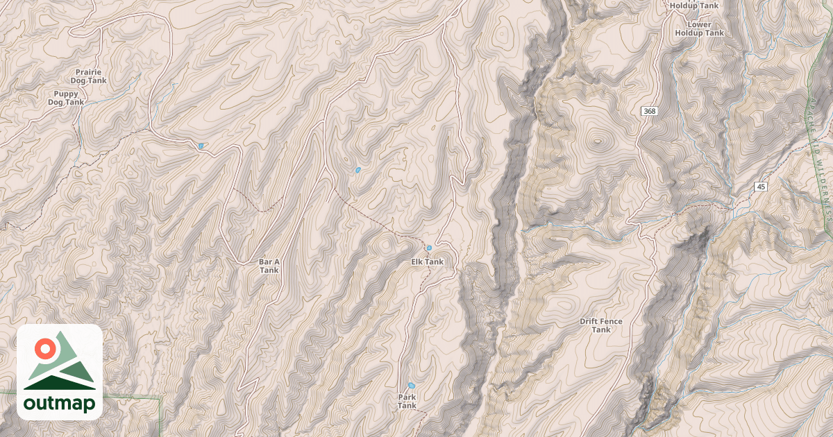 Map of USFS National Forest System Roads {B9412BC3-C3A6-4E59-8E31-43D81D47FBDD}