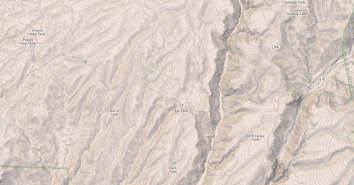 Map preview of USFS National Forest System Roads {B9412BC3-C3A6-4E59-8E31-43D81D47FBDD}