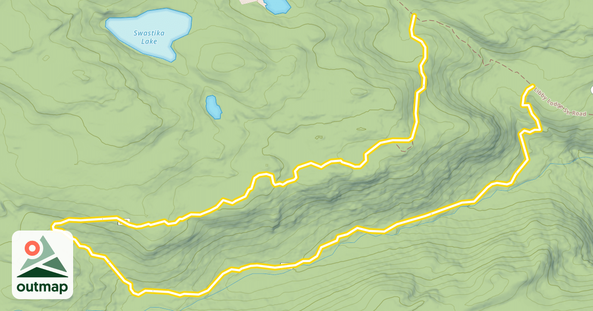 Map of Libby Creek Trail