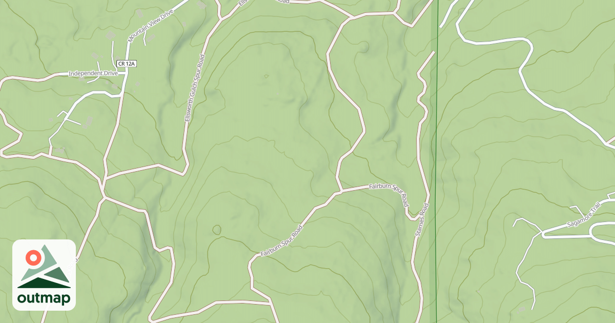 Map of FAIRBURN SPUR