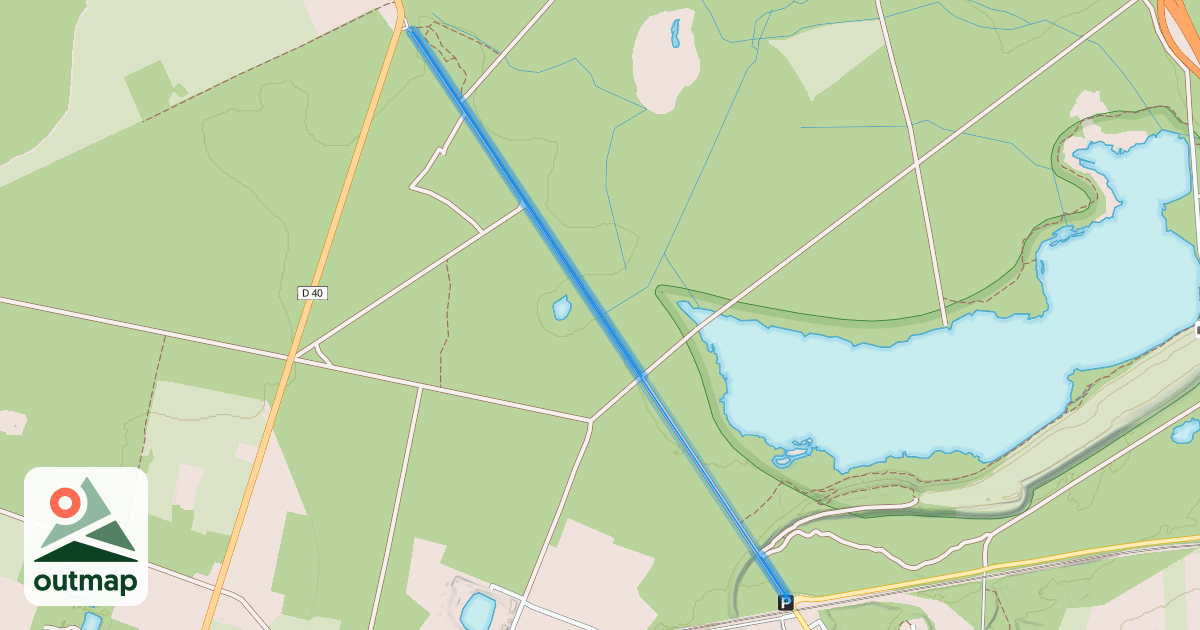 Map of Drève des Boules d'Hérin