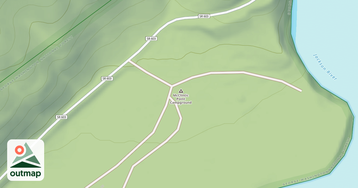 Map of MCCLINTIC POINT PARKING