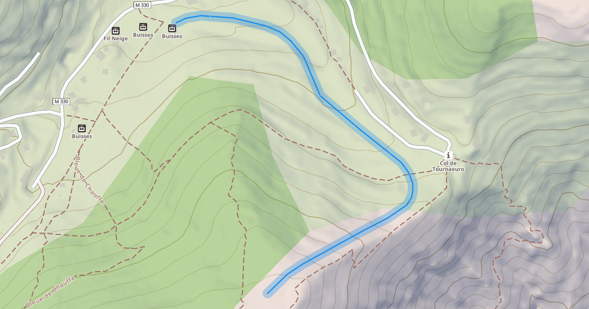 Map preview of Le Col