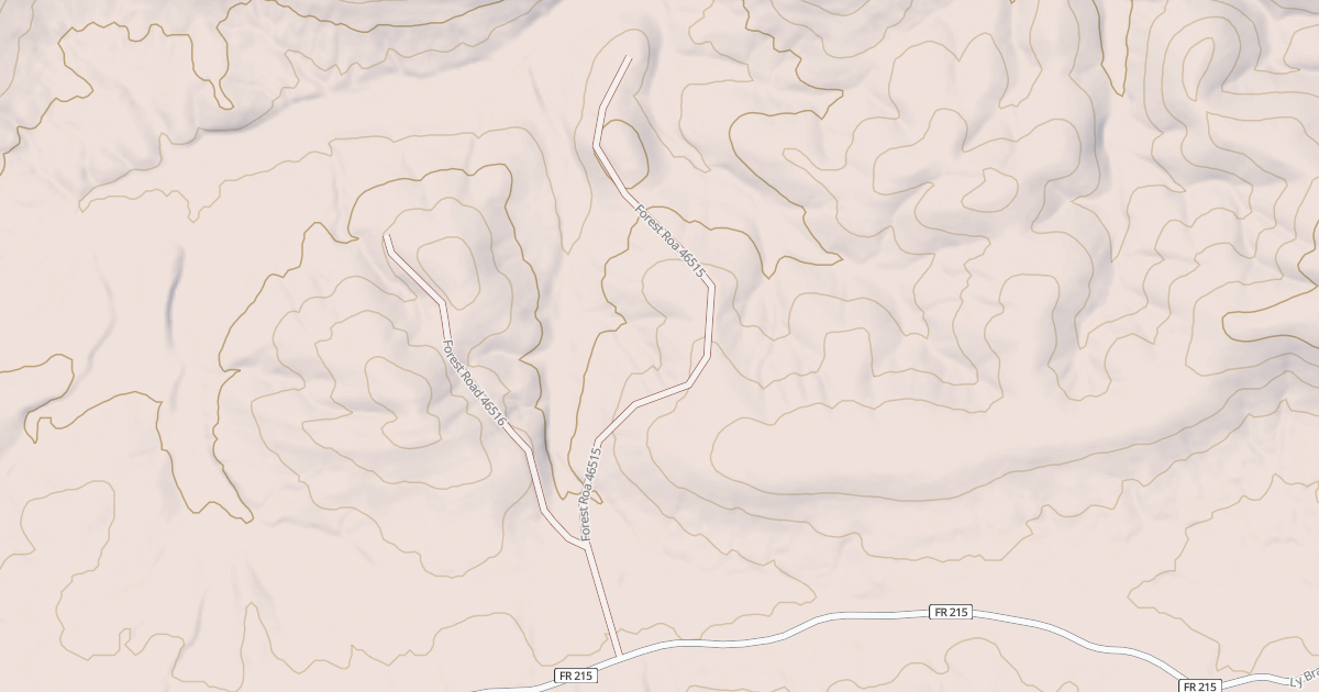 Map preview of USFS Motor Vehicle Use Map Roads {43B0AA9F-4B0A-474E-A983-FE2B447BADA5}