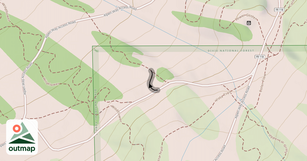Map of Lil' Gritty Bypass