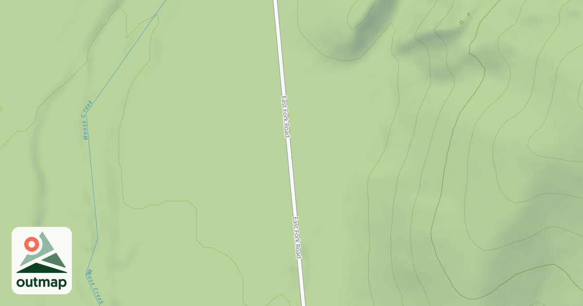 Map of (FDR) EAST FORK BITTERROOT