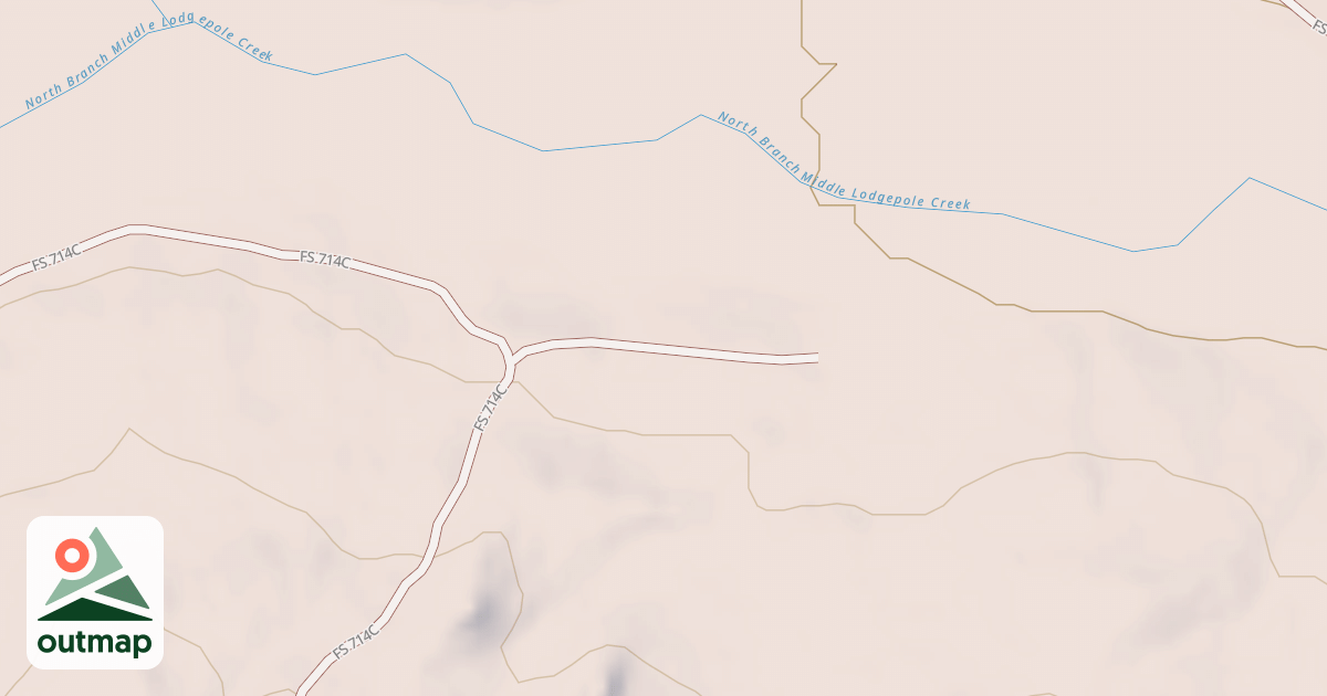 Map of DUCK POND SPUR B