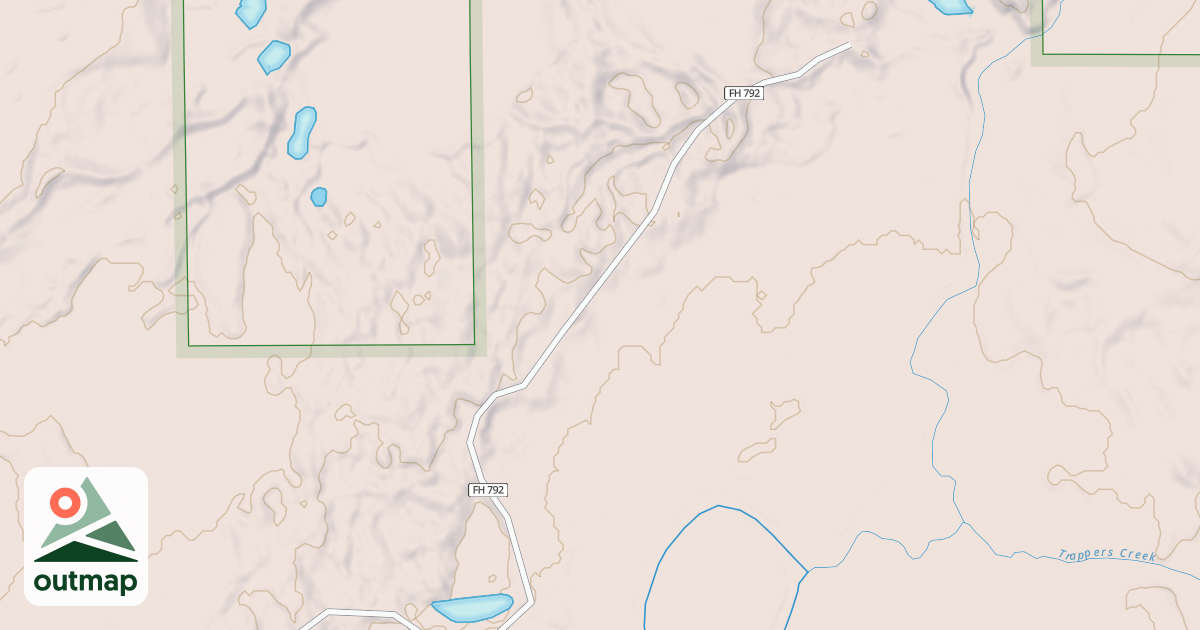 Map of MURPHY LAKE SPUR B