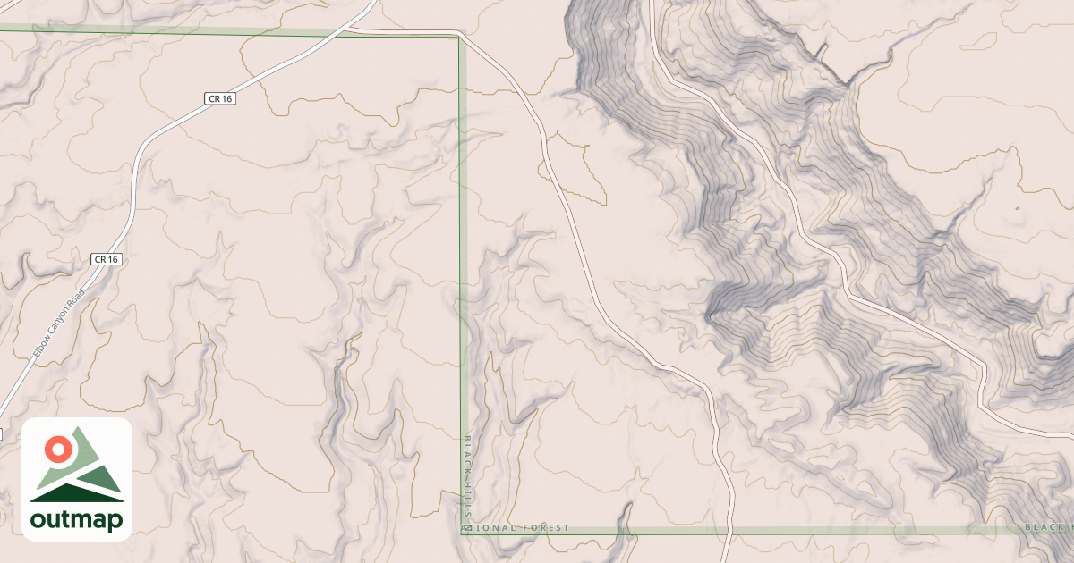 Map of ROBINSON FLATS BR 3B